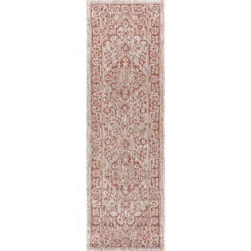 Rozetta Boho Medallion Textured Weave Indoor/outdoor Area Rug